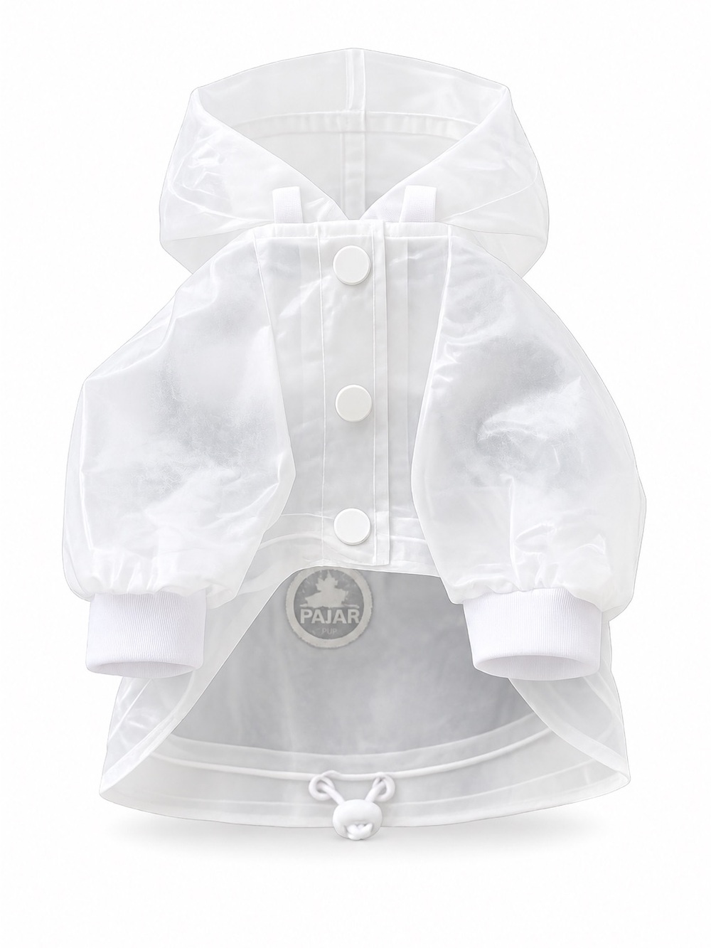 Pajar Pup Peggy Clear Waterproof Dog Raincoat XXS | Transparent NWOT
